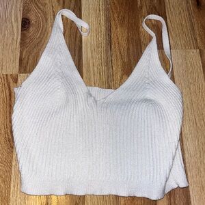 White Crop top